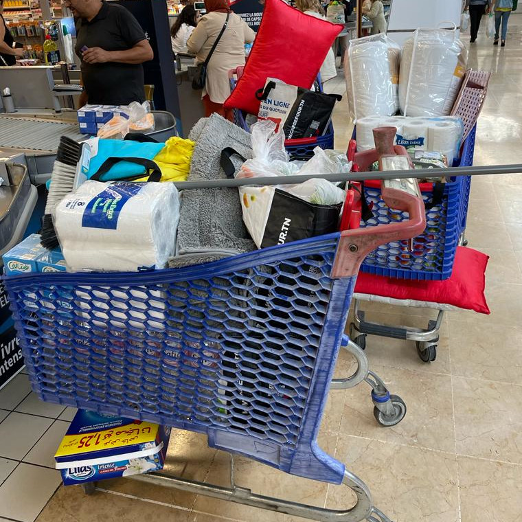 Der erste Großeinkauf