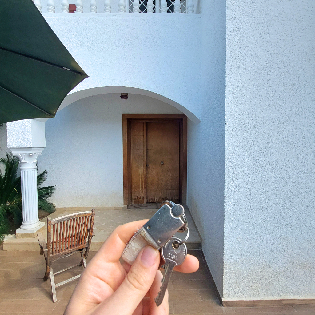 Die Schlüsselübergabe